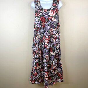 Bryn Connelly Vintage Cottagecore Jumper Dress Sz S Purple Modest Twee Teacher